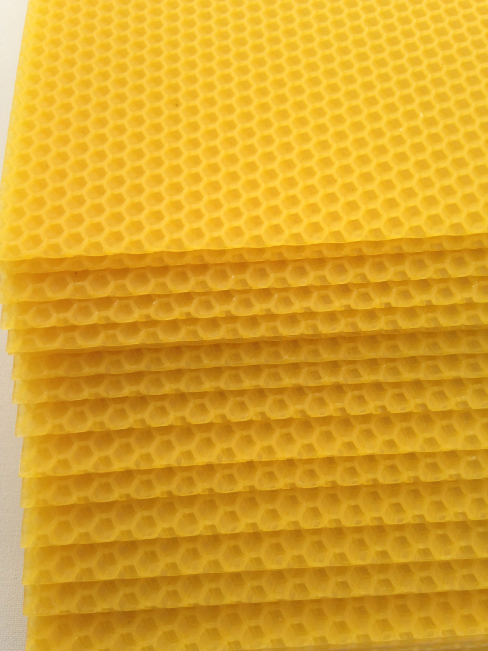 Bienenwachs Mittelwände Zander 395x195mm - 1kg Reines Bienenwachs Für Imker